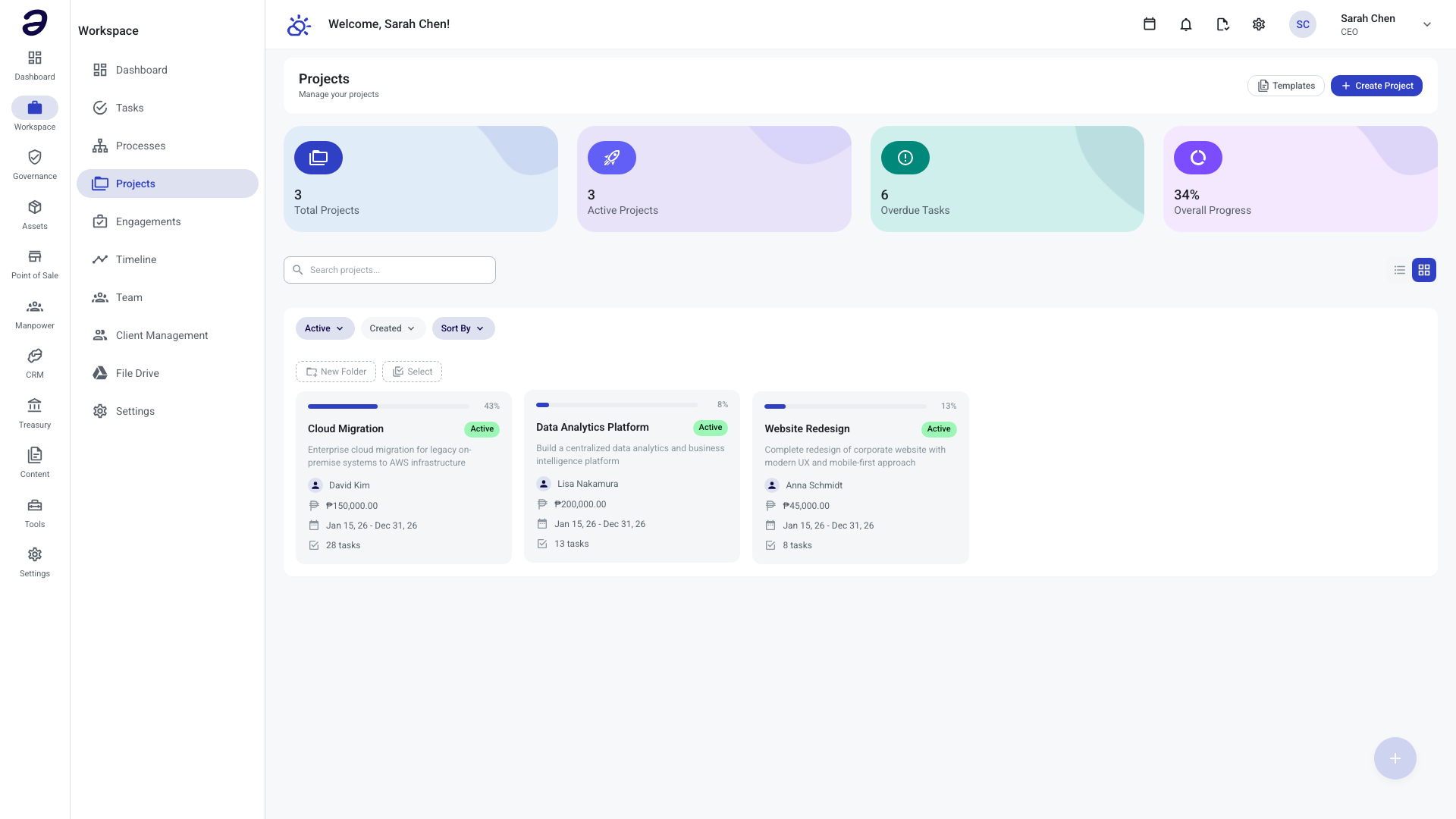 ANTE Projects — Milestones, BOQ, Gantt scenarios, and project risk — one view.